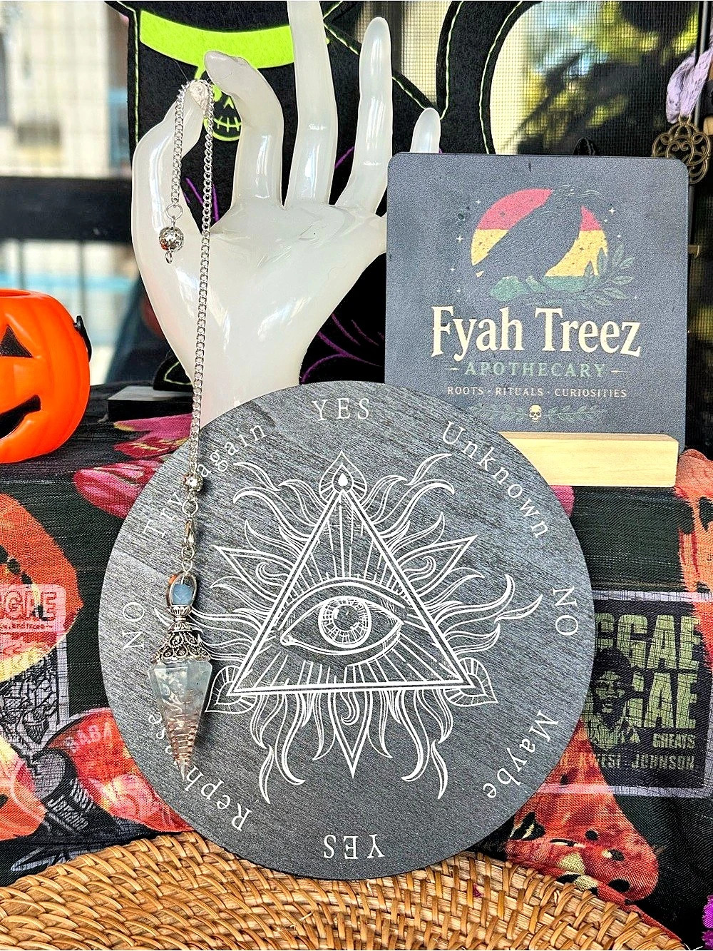 All-Seeing Eye Pendulum & Divination Board Set